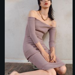 Zara Mauve Dress