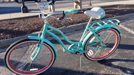 Brand New Step Through Girls Bike Fat Tire