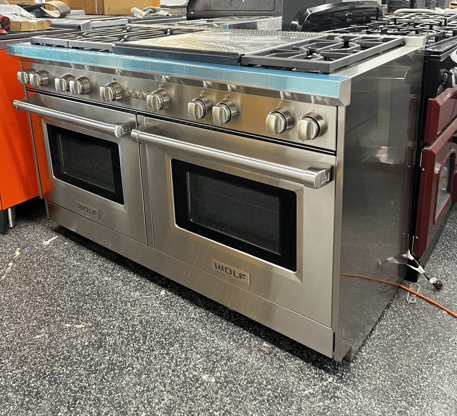 Wolf Stainless Steel 60” Wide All Gas Range 