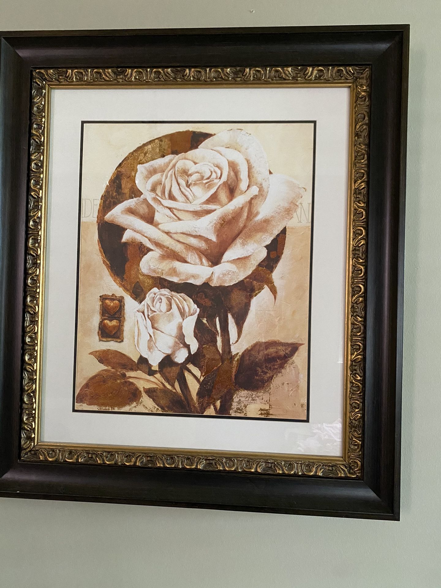 Very heavy framed art