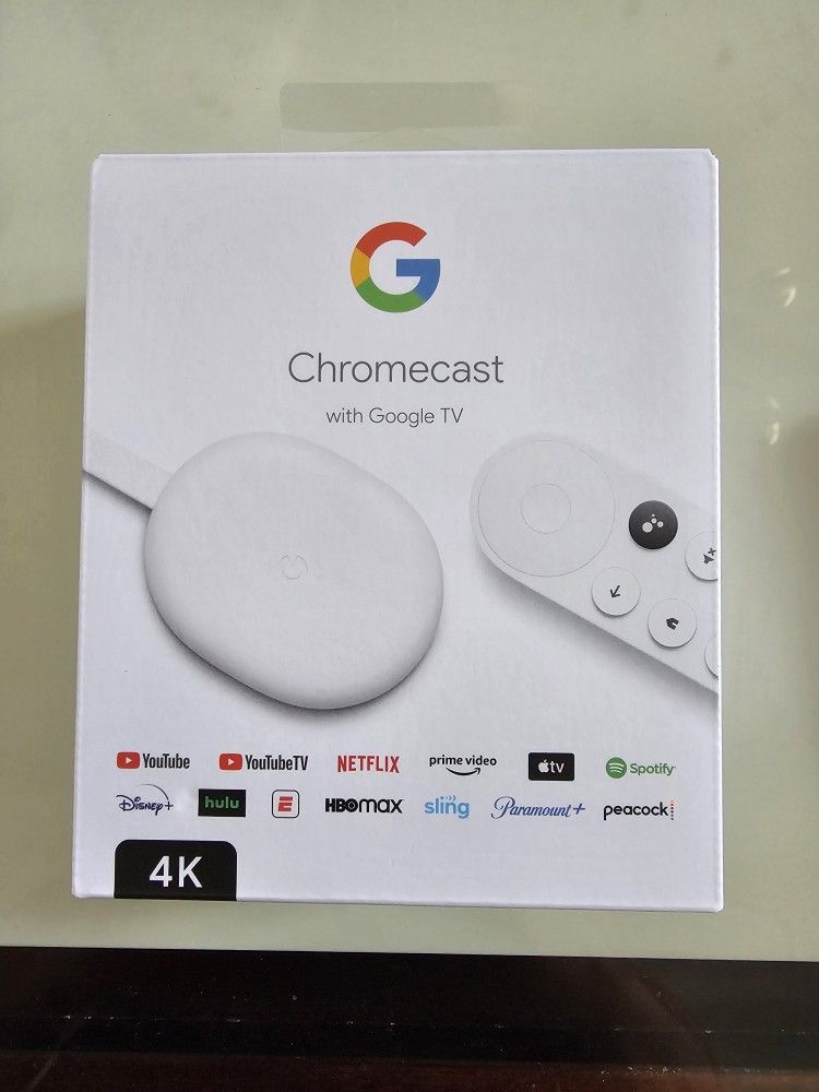 Google Chromecast 4K TV * JB* 