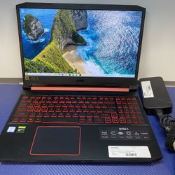 ACER N18C3 NITRO 5 -15.6 FULL HD i5- 9 GEN / 8GB / 256 GB SSD / RTX 1050 W/ CHARGER