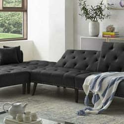 Avalon Black Modern Sectional

