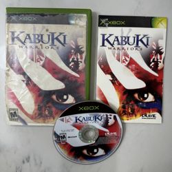 Kabuki Warriors Scratch-Less Disc Original Xbox Video GAME