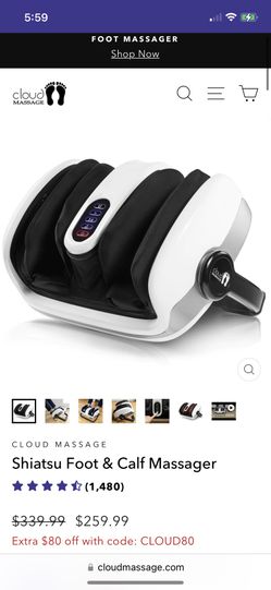 Cloud Foot/leg Shiatsu Massager