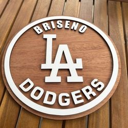 Personalized Wooden Name Sign | Custom Family, Sports, Logo Wall Decor Gift