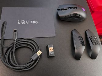 Razer Naga V2 Pro Wireless Gaming Mouse - 3 Side Plates