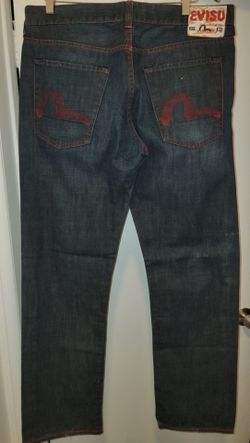 Vintage Evisu Ninja Eu Ed Pocket Logo Jeans