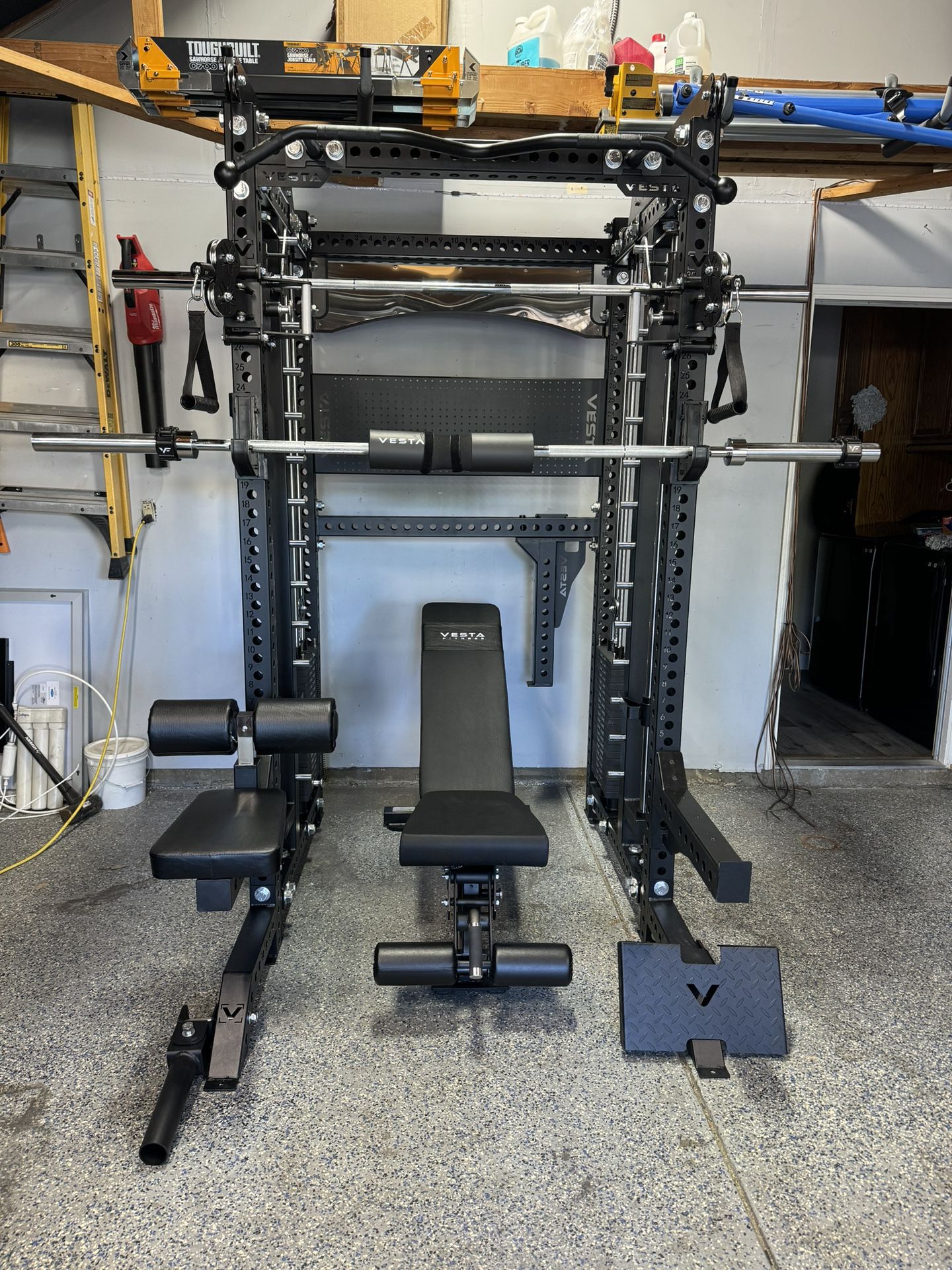 New Vesta Ultimate Rack w/Smith Machine |Functional Trainer| 400 Weight Stack|11 Gauge Steel | Commercial Grade |Gym Equipment|Free Delivery 