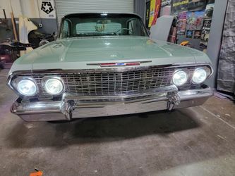 1958 To 1976 CHEVY IMPALA/ CAPRICE GLASS OEM STYLE LED HEADLIGHTS