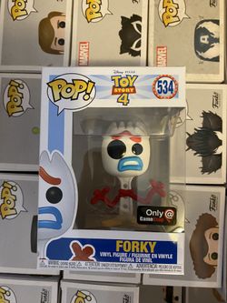 Funko POP Vinyl Movies Disney Pixar Toy Story 4 Forky Only @ GameStop Exclusive figure 534