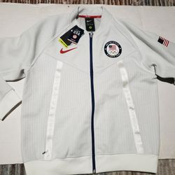 Rare $300 Nike Team USA Olympics Media Day Full-Zip Jacket  Sz M CK4567-100 NWT