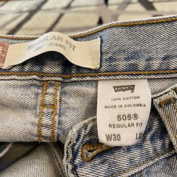 Vintage Levi 505 Jeans 30 X 32