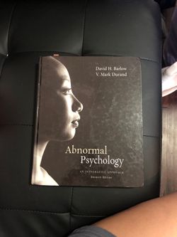 Abnormal Psychology: An integrative approach 7 edition