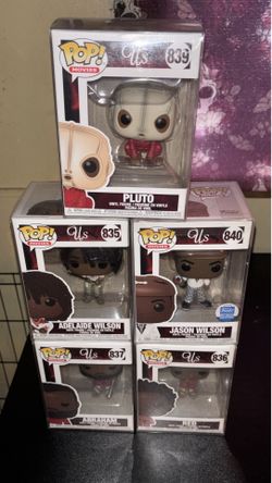 Funko Pop Us Movies Complete Set of 5