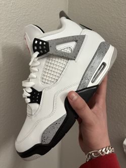 Jordan 4 White Cement