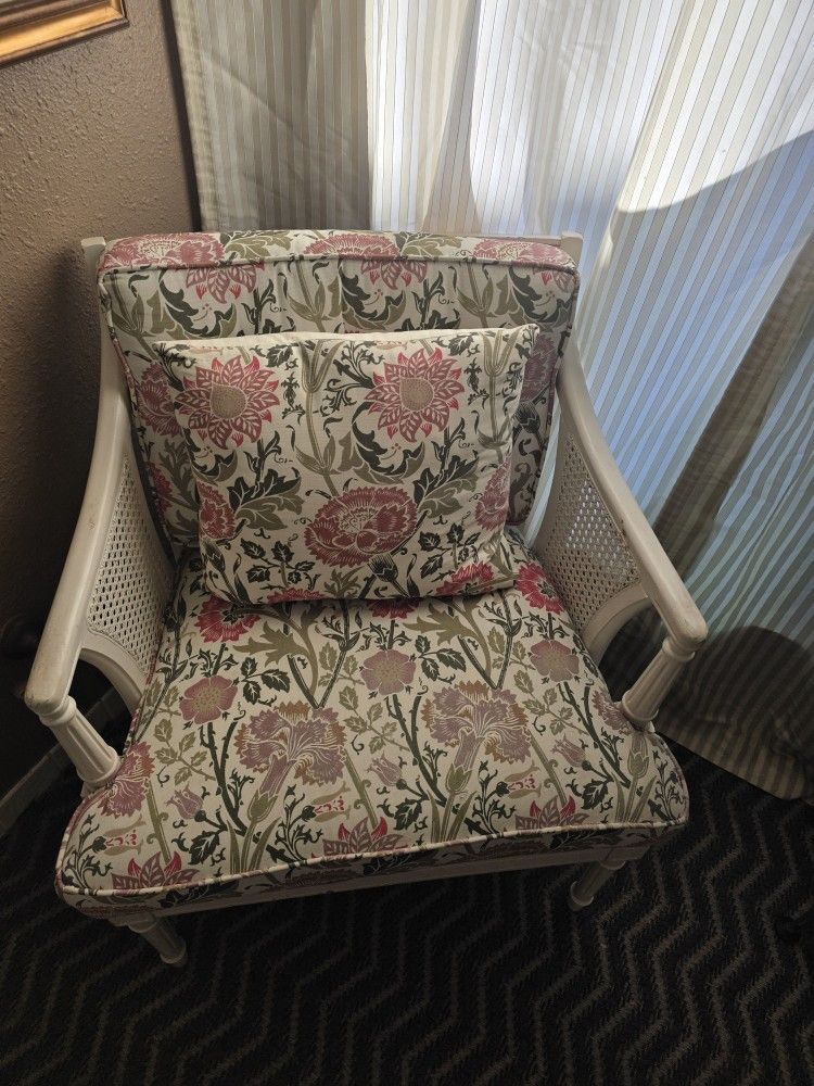 Floral Armchair