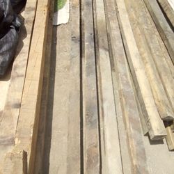 3 1/2 37/8 Wood Post 10 Ft Set Of 4