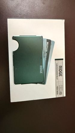 Ridge Slim RFID Blocking Wallet Forest Green