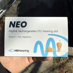 NEO Digital, rechargeable OTC hearing aid