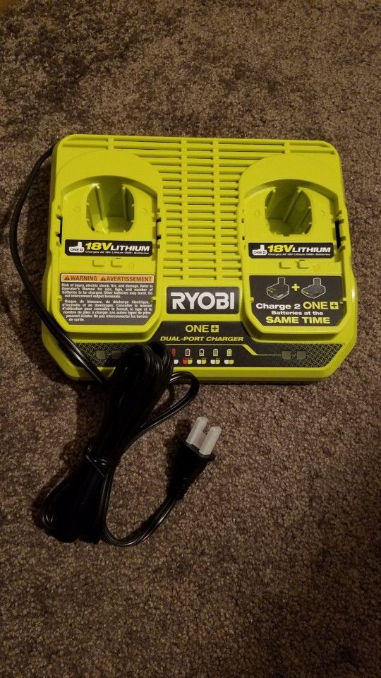 Ryobi 18v Dual-Port Charger