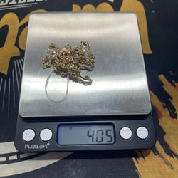 10k 3mm Gold Rope Chain