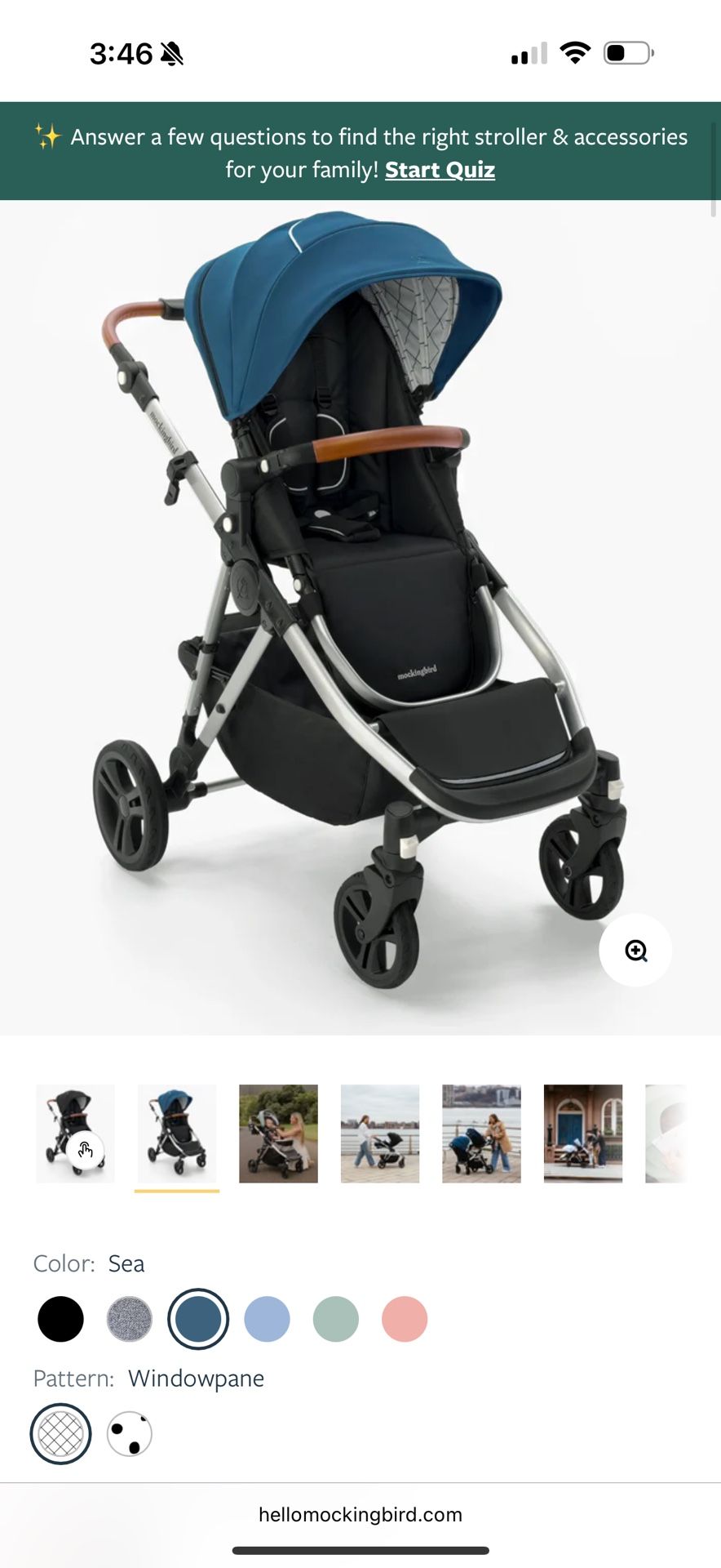 Mockingbird Double Stroller