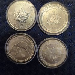 4 1 0z Unique Pure Silver 