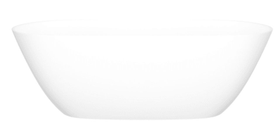 Victoria and Albert Lussari 65" Free Standing Matte Natural Stone Soaking Tub (Small Damage)