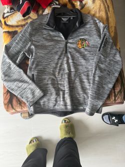 Blackhawks pullover men’s large