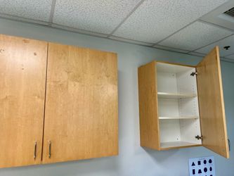 Custom Solid Wood Wall Cabinets