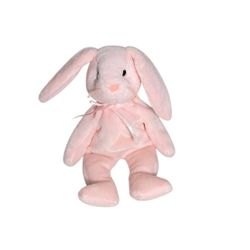 Ty Beanie Baby Hoppity Bunny Plush 1996 Vintage Stuffed Animal 8" H 