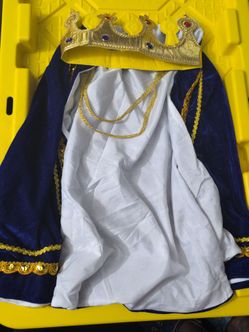 Royal king costume Child Size 7-8