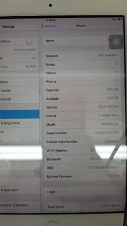 Ipad mini .