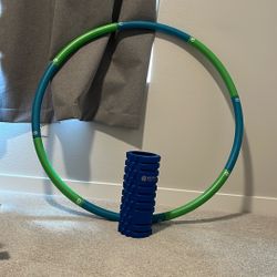 Weighted Hula Hoop & Foam Roller