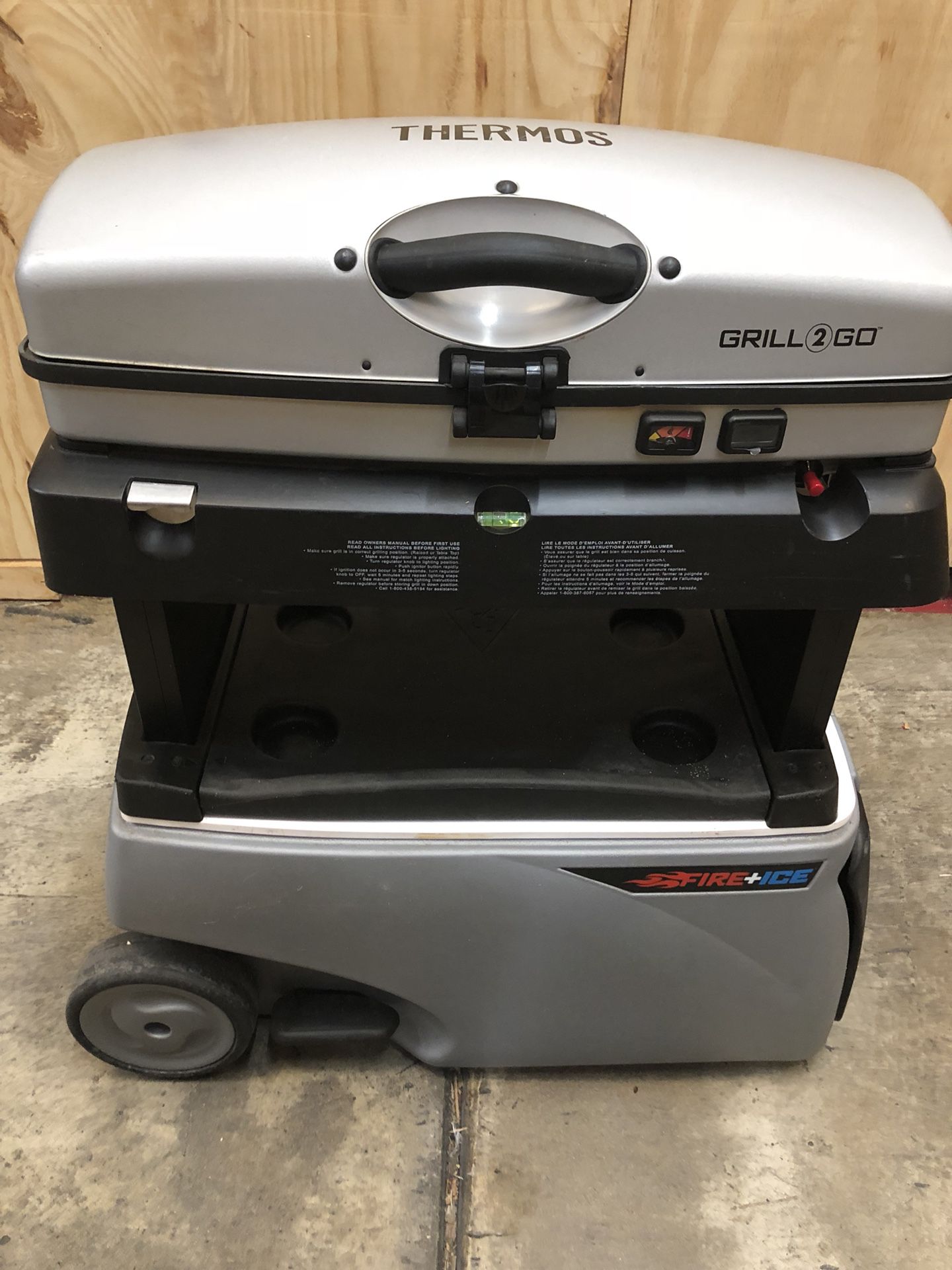Thermos Grill 2 Go Fire And Ice - Grill/Cooler Combo for Sale in Pensacola, - OfferUp