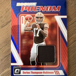 2023 Panini Donruss Optic Dorian Thompson Robinson #RP-DTR Rookie Phenom-Cleveland Browns