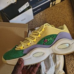 Reebok Question Low Iverson Ice Cream Size 10