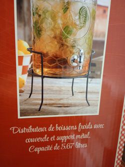 Dispensador de Vidrio Para Agua 