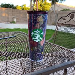 Fall Foil Starbucks Tumbler 