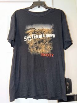 System Of A Down Toxicity Album Graphic Band T Shirt SOAD Tee Men’s Size Large U