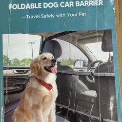 Dog car barrier (foldable)