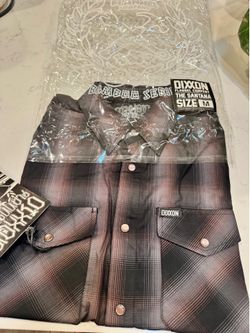 Dixon button up short sleeve shirts brand new