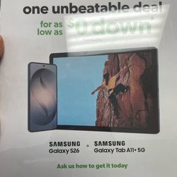 Come get a . Phone and a tablet