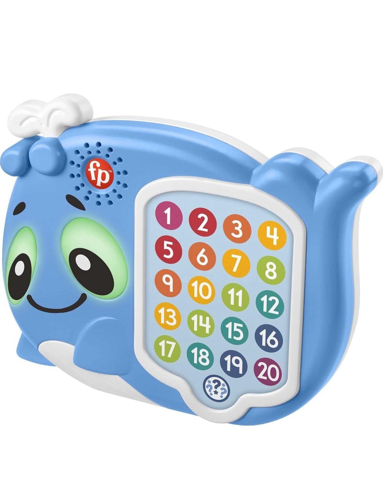 Fisher-Price Toddler Educational Toy Linkimals 1-20 Count & Quiz Whale Activity