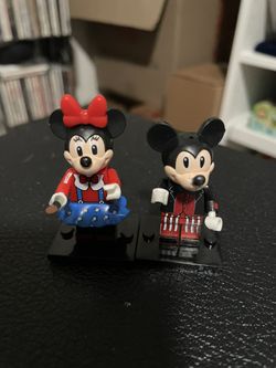 Mickey And Minnie Mouse Minifigures
