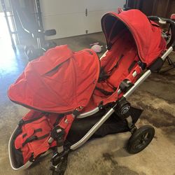 city select double stroller 