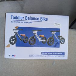 NEW Toddler Balance Bike 