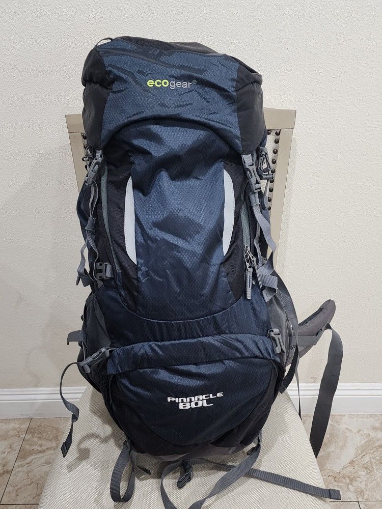 ECOGEAR PINNACLE 80L HIKING BACKPACK for Sale in Lake View  display picture 1