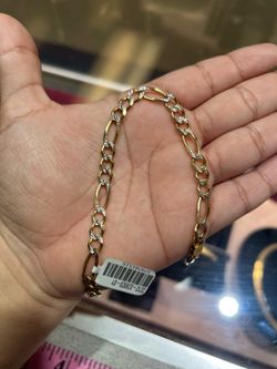 10k - 9.9 GRMS - FIGARO BRACELET